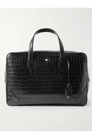 Montblanc Meisterstück Croc-Effect Leather Duffle Bag