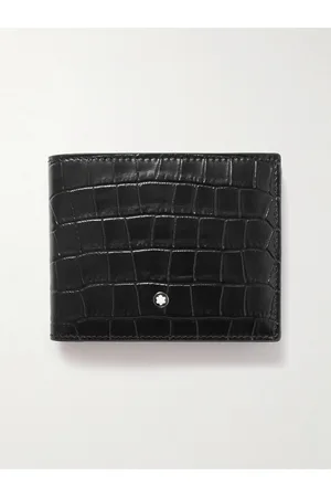 Montblanc Meisterstück Croc-Effect Leather Billfold Wallet