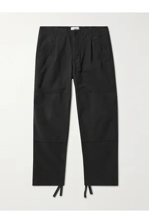 Folk Men Pants - Assembly Brushed Cotton-Twill Trousers