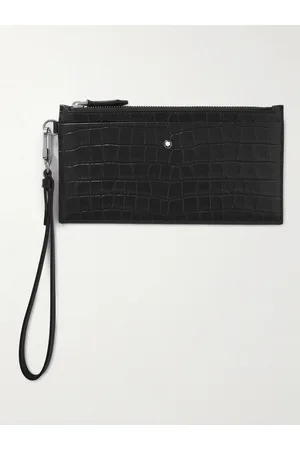 Montblanc Meisterstück Croc-Effect Leather Pouch
