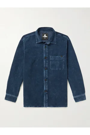 Edwin Men Casual - Ander Stone-Washed Cotton-Corduroy Shirt