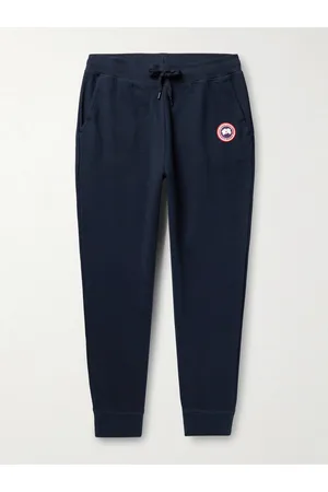 Canada Goose Huron Tapered Logo-Appliquéd Cotton-Jersey Sweatpants