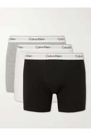Calvin Klein Men Briefs - Three-Pack Stretch-Cotton Boxer Briefs