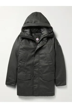 Canada Goose Langford Logo-Appliquéd Padded Recycled DynaLuxe Wool Hooded Down Parka