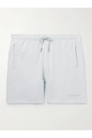 adidas Pharrell Williams Straight-Leg Logo-Embroidered Cotton-Jersey Shorts