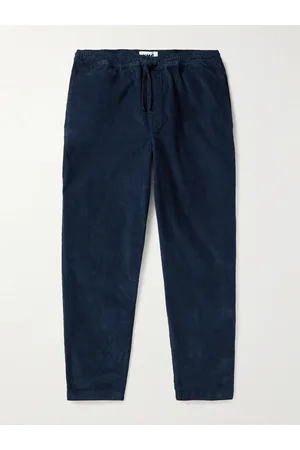 YMC Alva Tapered Garment-Dyed Cotton-Corduroy Drawstring Trousers