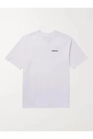 Patagonia P-6 Logo Responsibili-Tee Printed Recycled Cotton-Blend Jersey T-Shirt