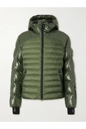 Bogner Nelo Padded Shell-Trimmed Lacquered-Ripstop Hooded Ski Jacket