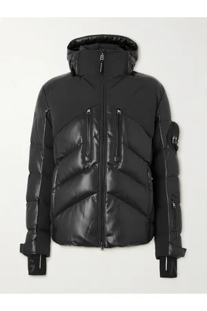 Bogner Jeet Shell-Panelled Quilted Faux Leather Hooded Down Ski Jacket