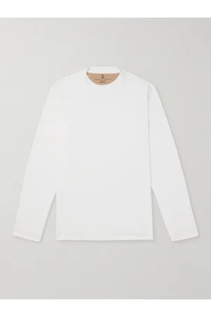 Brunello Cucinelli Men T-shirts - Cotton-Jersey T-Shirt