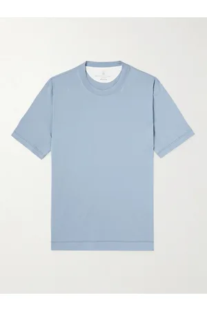Brunello Cucinelli Men T-shirts - Cotton-Jersey T-Shirt