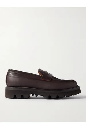 GRENSON Men Loafers - Pete Leather Penny Loafers