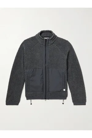 Folk Signal Nylon-Trimmed Fleece Jacket