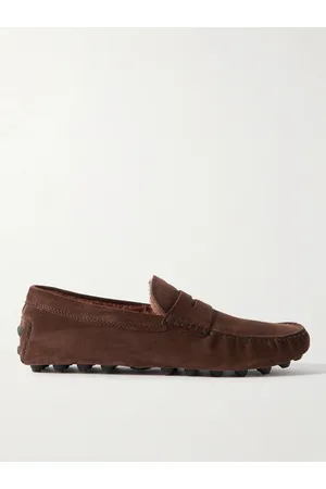 Tod's Gommino Shearling-Lined Driving Shoes