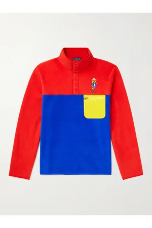 Ralph Lauren Men Sweatshirts - Colour-Block Shell-Trimmed Half-Zip Sweatshirt