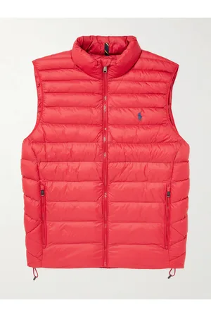 Ralph Lauren Terra Logo-Embroidered Quilted Padded Recycled-Shell Gillet