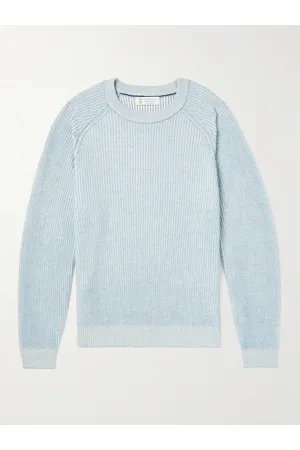 Brunello Cucinelli Striped Ribbed Cashmere Sweater