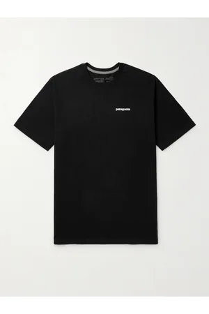 Patagonia P-6 Logo Responsibili-Tee Printed Cotton-Blend Jersey T-Shirt