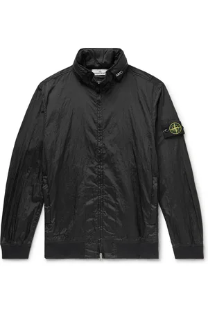 STONE ISLAND Logo-Appliquéd Nylon Metal Hooded Jacket for Men