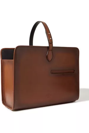 Berluti Venezia Leather Magazine Rack - Men