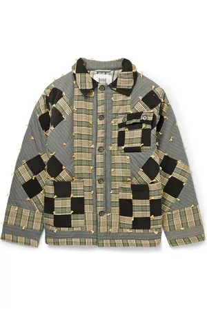 BODE Patchwork Corduroy-Trimmed Cotton Jacket - Men - - M/L