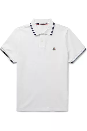 Moncler Logo-Appliquéd Cotton-Piqué Polo Shirt - Men - - XXL
