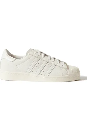 Originals superstar metallic-trimmed outlet leather sneakers