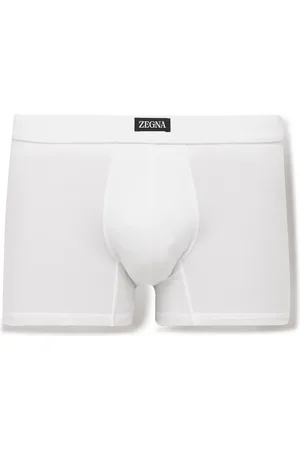 Zegna 2-Pack Stretch Cotton Boxers White at