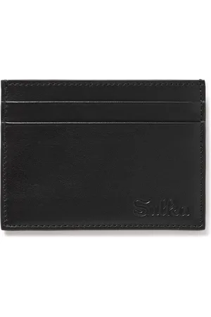 Sulka Logo-Debossed Leather Cardholder - Men