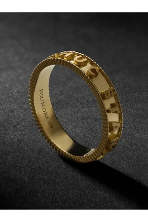 Foundrae 18-Karat Ring - Men - - M
