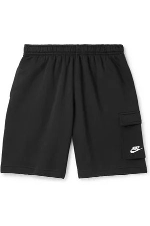Sportswear Club Wide-Leg Logo-Print Cotton-Blend Jersey Shorts