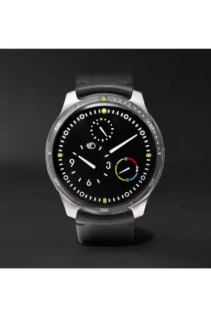 Ressence Type 5 Mechanical 46mm Titanium and Leather Watch, Ref. No. TYPE 5B - Men