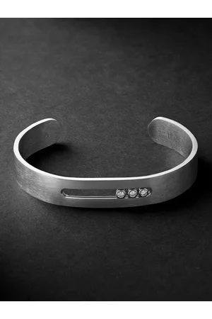 MESSIKA Move Titanium Diamond Cuff - Men - - XL