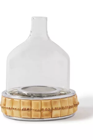 Lorenzi Stainless Steel, Bamboo and Glass Wine Filter - Men