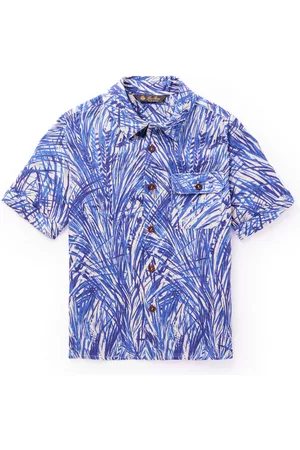 Loro Piana Printed Linen Shirt - Men - - Age 6