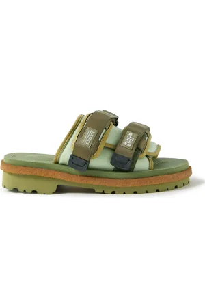 Moncler Suicoke 2 Moncler 1952 Moto Mountain Ripstop and Rubber Slides - Men - - EU 39.5