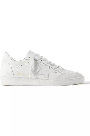 Golden Goose Ball Star Distressed Leather Sneakers - Men - - EU 40