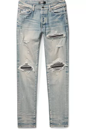 AMIRI MX1 Skinny-Fit Panelled Distressed Jeans - Men - - UK/US 30