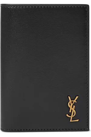Saint Laurent Logo-Appliquéd Leather Billfold Wallet - Men
