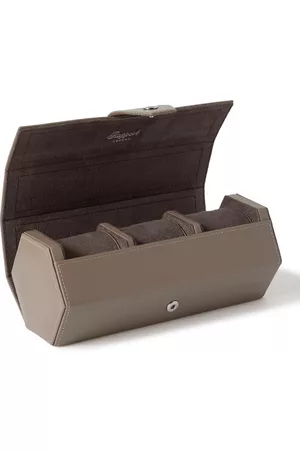 Rapport London Vantage Leather Three-Watch Roll - Men