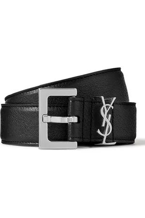 Saint Laurent 3cm Full-Grain Leather Belt - Men - - EU 85