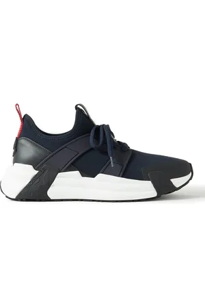 Moncler Lunarove Rubber and Leather-Trimmed Neoprene Sneakers - Men - - EU 41