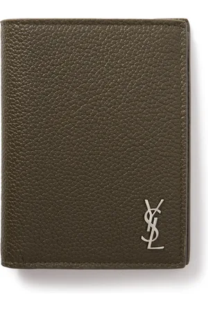 Saint Laurent Logo-Appliquéd Full-Grain Leather Billfold Wallet - Men