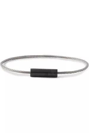 Le Gramme 5g Silver-Tone Brushed-Ceramic Bracelet - Men - - 17