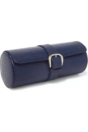 Rapport London Croc-Effect Leather Watch Roll - Men