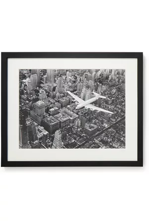 Sonic Editions Framed 1939 DC-4 Above Manhattan Print - Men