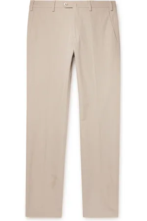 Loro Piana Slim-Fit Cotton-Blend Poplin Trousers - Men - - IT 52