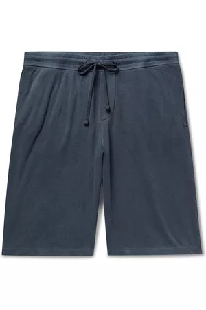 James Perse Mélange Loopback Cotton-Jersey Drawstring Shorts - Men - - 1