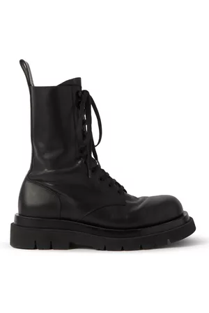Bottega Veneta Leather Lace-Up Boots - Men - - EU 41