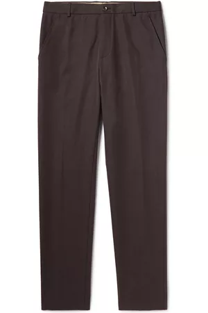 Loro Piana Tapered Cotton and Wool-Blend Gabardine Chinos - Men - - IT 54